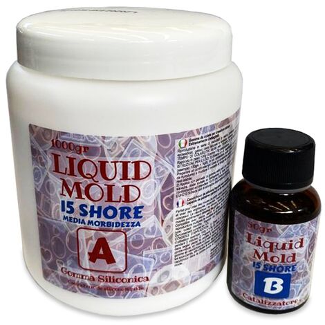 5 KG - Moule Liquide – Caoutchouc Silicone (15 Shores) – Souple – Moules Détaillés Parfaits.