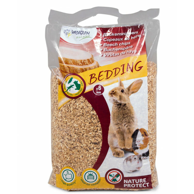 

Virutas de madera de haya 20 litros o 5 kg. para roedores.