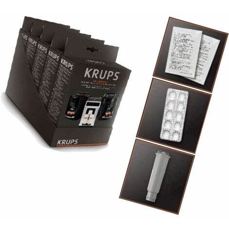 5 kit di pulizia decalcificante - Macchina da caffè, Caffettiera - KRUPS - 4354538