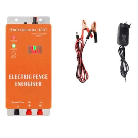 5 KM ClôTure éLectrique ,Electrificateur, conducteur et isolateur de clôture ClôTure éLectrique Solaire Pour Animaux ClôTure éLectrique Pour Animaux ÉLevage D'Animaux ÉLectrique ContrôLeur Vache Mout