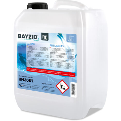 5 L BAYZID® Algizid Algenverhütung für Pools