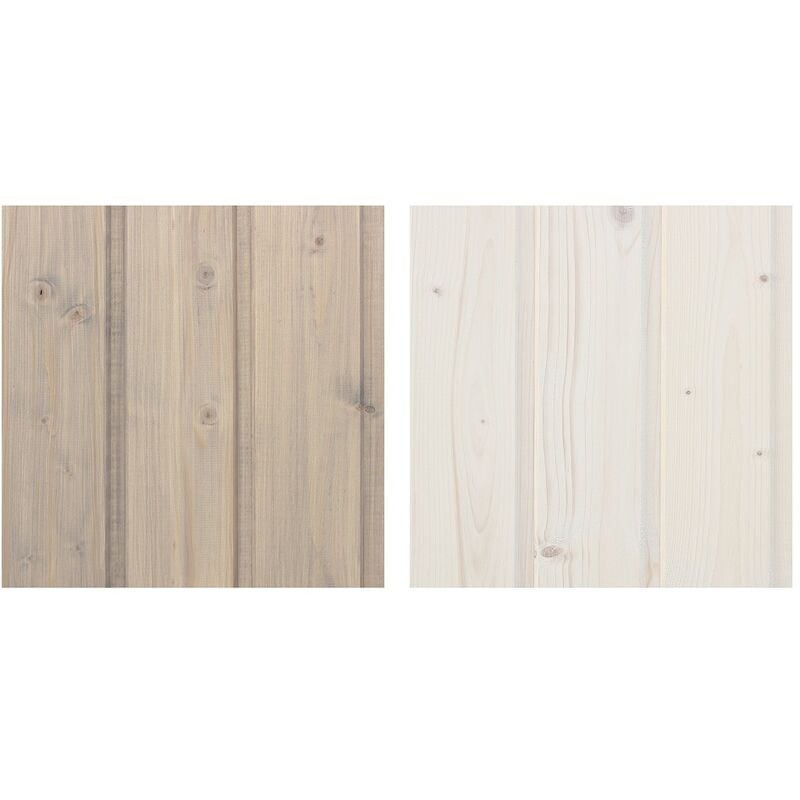 Timbela - 5 l de produit de protection blanc + 5 l de produit de protection gris + cadeau lots de pinceaux