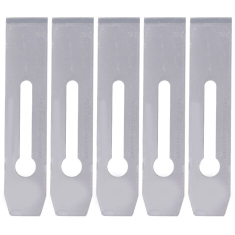 [5 Lames de Rabot] Steel 38mm pour Manutention de Bois et Travaux Manuel - Accessoires de Remplacement Portable