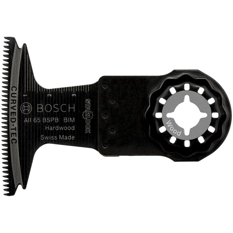 Bosch - 5 lames de scie plongeante bim Bois dur - Pour outil oscillant - stralock - 2608662017