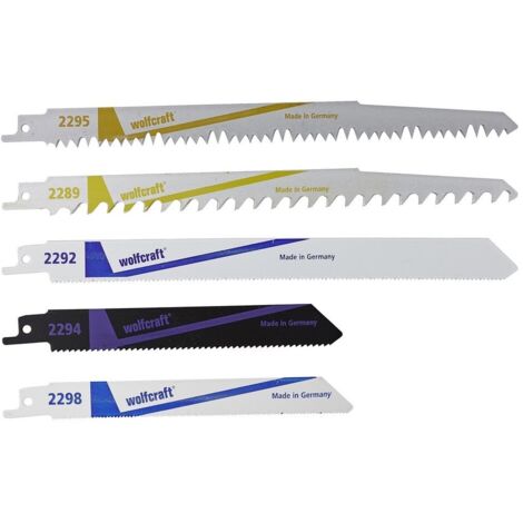 5 Lames de scie sabre Wolfcraft 3599000 5 pc(s)