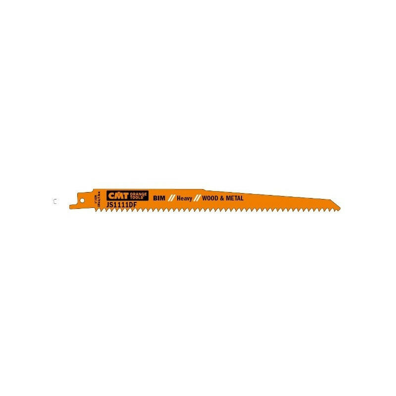 CMT : lame scie sabre 225 mm coupe bois avec clous par 5