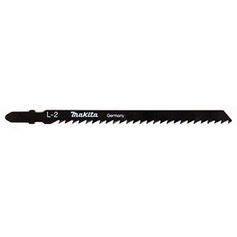 5 Lames L2 coupe rapide pour scie sauteuse MAKITA A-86309 pour bois, contre-plaqué et PVC 5 à 90mm