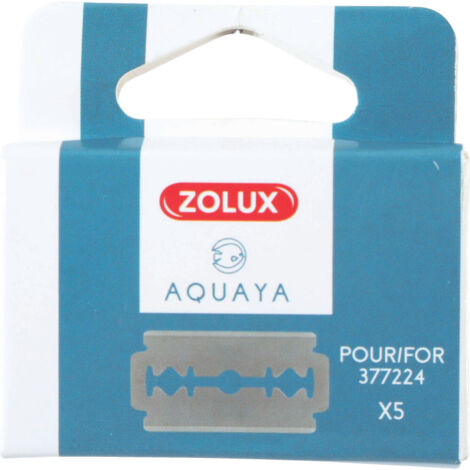 5 Lames recharge pour racloir 377224  aquarium - zolux