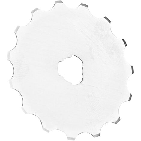 5 lames rotatives de 45 mm à bord crocheté pour patchwork, cuir, tissu et papier