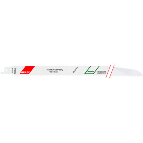 5 Lames scie Sabre bois multi Dents fraisées avoyées 300X19X1,57Mm - 4,2mm