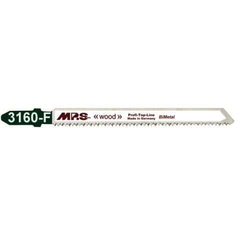 5 Lames scie Sauteuse bois multi Dents fraisées croisées Conique 75/100mm - 2mm