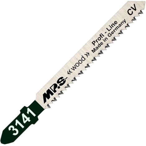 5 Lames scie Sauteuse CV (pour bois/plexi) Dents affutées croisées Conique 55/80Mm - 1,9mm mm