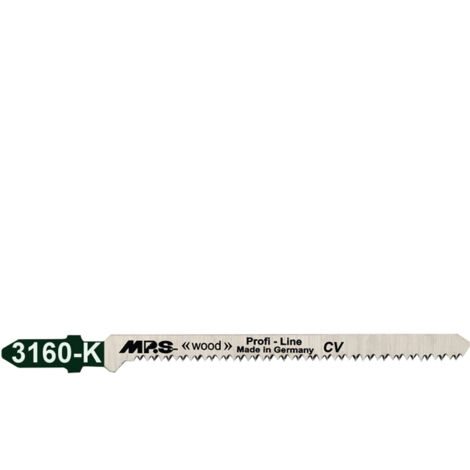 5 Lames scie Sauteuse CV (pour bois/plexi) Dents Frais Crois Coni 75/100Mm - 2mm Chantourner