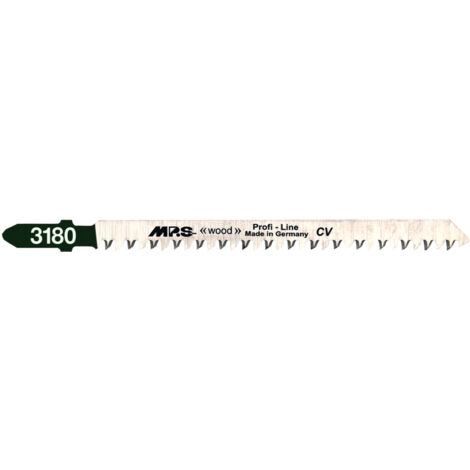 5 Lames scie sauteuse CV (pour bois/plexi) Dents Frais - Crois - Coni 90/115Mm - Progressif - 2 mm
