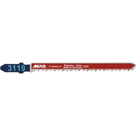 5 Lames scie Sauteuse HSS (pour acier/metal) dents fraisées Avoy 75/100Mm - 3mm Chantourner mm