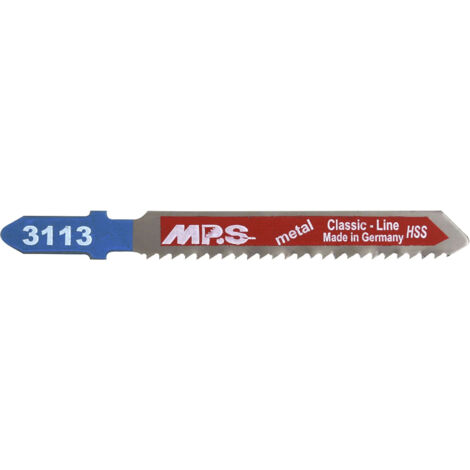 5 Lames scie Sauteuse HSS (pour acier/metal) dents fraisées avoyées 50/75Mm - 2mm mm