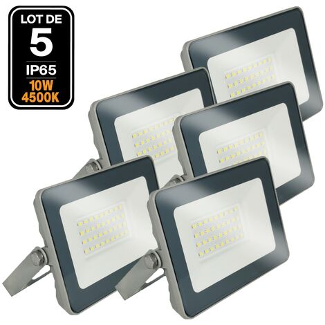 5 LED-Projektoren 10W ProLine 4000K Hohe Helligkeit