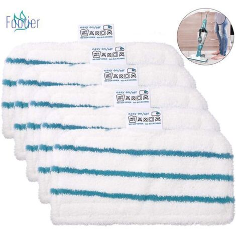 5 Lingettes pour Black et Decker Balai Nettoyeur Vapeur, pour Black Decker Steam Mop fsm1630s/FSMP20 Nettoyeur Vapeur