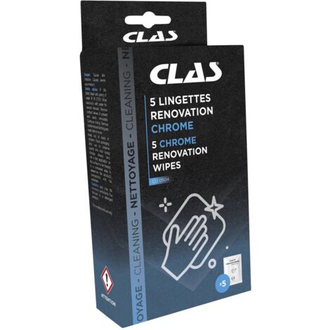 5 lingettes renovation chrome- CO 0504 - CLAS Equipements