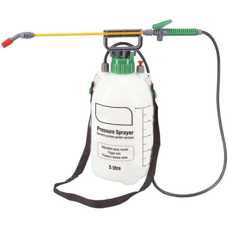 5 Litre Pump Action General Purpose Garden Pressure Sprayer Ideal For Pesticides & Insecticides Wate