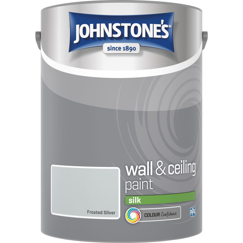 5 Litre Silk Emulsion Paint - Frosted Silver