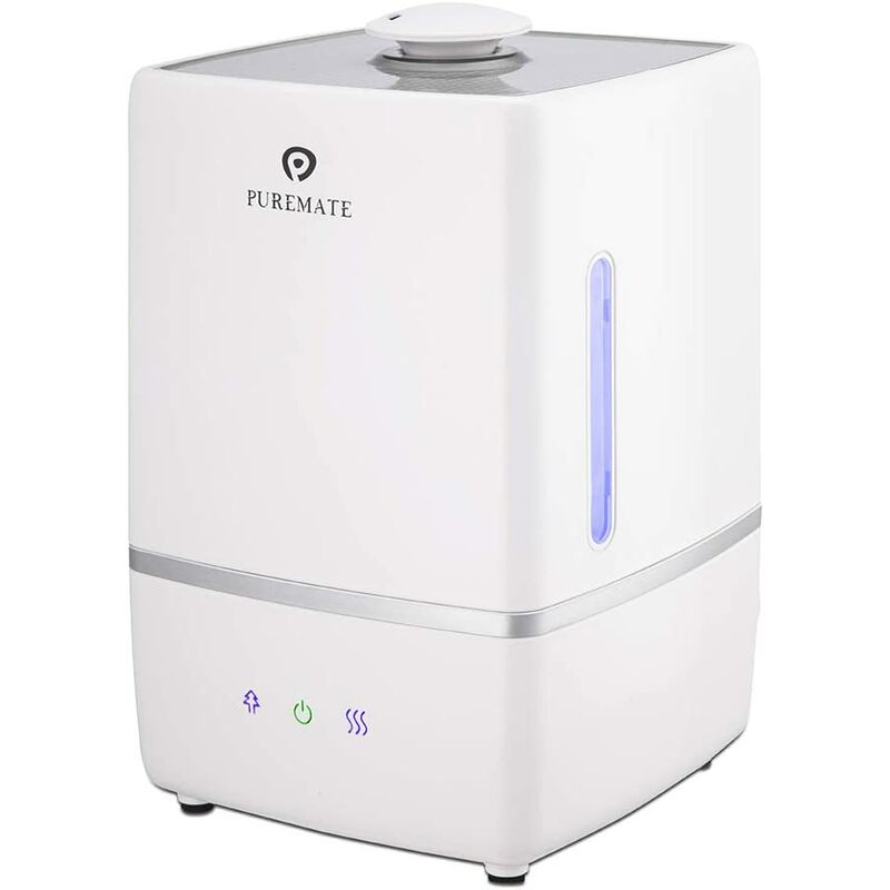 Image of 5 Litre Ultrasonic Cool and Hot Mist Humidifier with Ioniser and Aroma Diffuser - White
