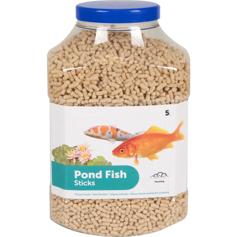 Animallparadise - 5 litres, Nourriture poisson d'étang, Sticks 4 mm