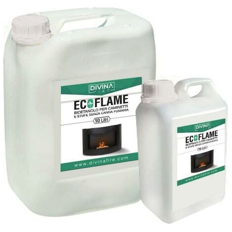 5 Lt Bioetanolo Combustibile Ecologico Naturale Per Camini Biocamini