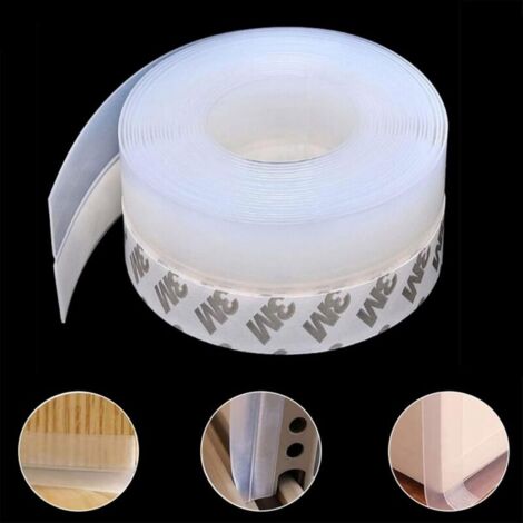 5 m Bande de joint en silicone Bande de porte Fond coupe-froid Fenêtre d'étanchéité Bande de protection contre les courants d'air porte 45 mm
