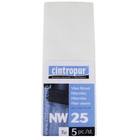 5 manchons de 5 µ pour NW 25 (non lavable)