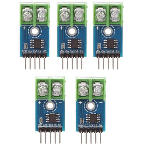 5 MAX6675 Typ-K-Thermoelement-Temperatursensormodule für Raspberry Pi und Arduino