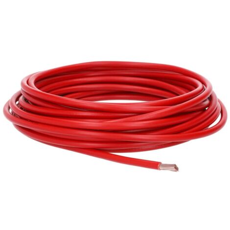 5 Meter Lapp 4521041 H07V-K 25 mm² rot I Verdrahtungsleitung I Aderleitung flexibel I PVC-Einzelader I Litze 25mm2 I Verdrahtung