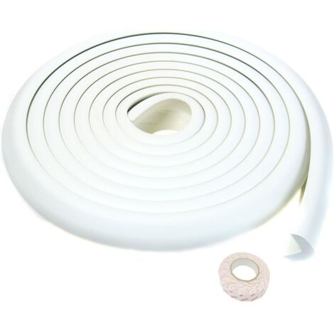 5 Mètre Rouleau en Mousse L-Forme, Protecteurs de Bords de Table Anti-Choc pour Sécurité Bébé