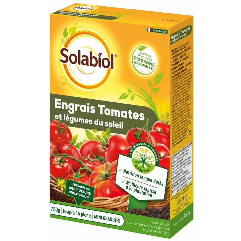 Engrais tomates et légumes-fruits - 750 g