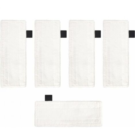 5 Mikrofaser-Bodenpads, kompatibel mit Dampfreinigern von Kärcher EasyFix SC2 SC3 SC4, Ersatz-Dampfwischpads, Reinigungszubehör