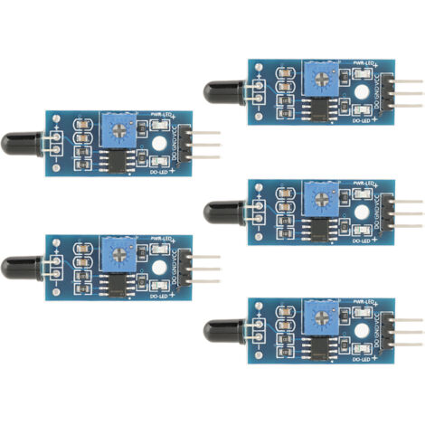 5 modules détecteurs de flamme IR Smartsense pour la détection d'incendie