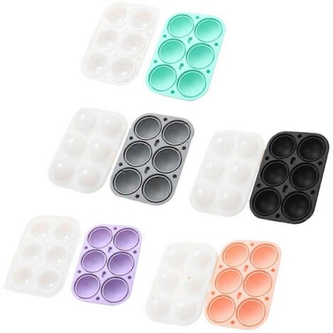 5 moules à œufs en silicone pour bouchées d'œufs et gelée