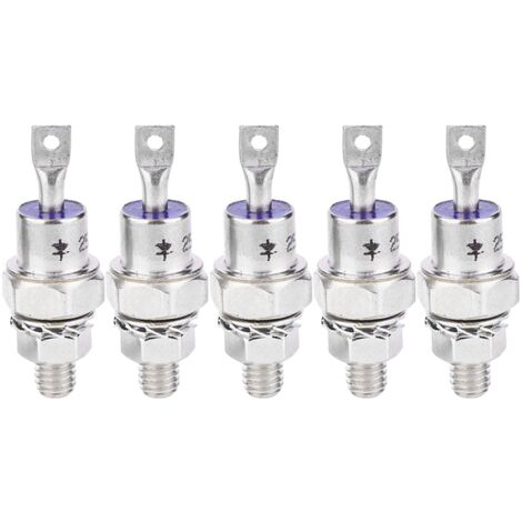 5 Paar 25HFR120/25HF120 Gleichrichterdiode, Eisenbasis Gleichrichter mit Vorwärts/Rückwärtspolarität zum Laden und Konvertieren von Batterien, 25A 1200V