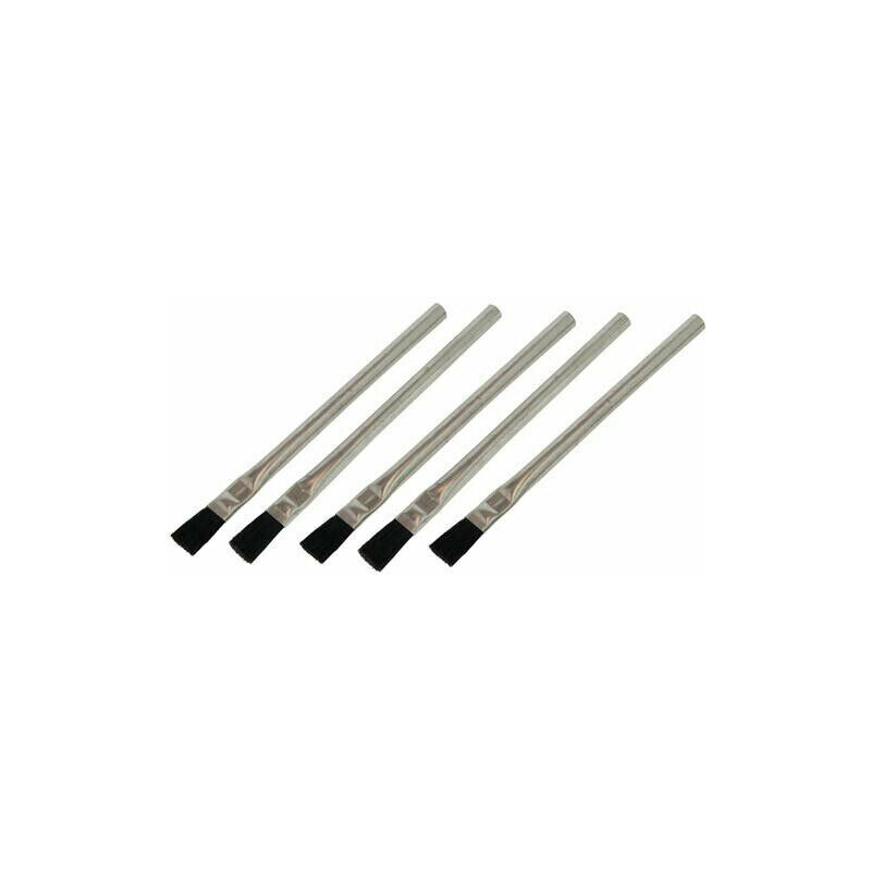Loops - 5 Pack 15mm Width Solder Flux Brush Soldering Paste Tool Plumbing Joint