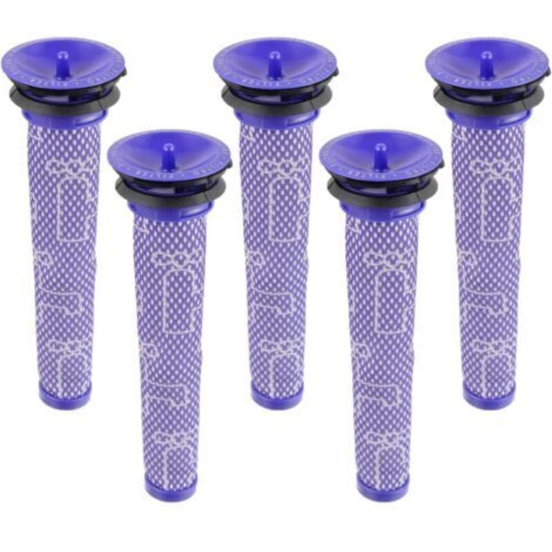 5-Pack Filters for Dyson, Replaces Filters for Dyson V7 V8 V6 vacuum cleaner, DC58 DC59 DC62 DC74 Pre-filters