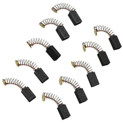 5 Paires Balais de Charbon Moteur Pièces de Rechange Universelles d'outil Électrique pour Meuleuse d'angle Ponceuse Orbitale