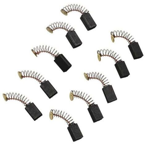 5 Paires Balais de Charbon Moteur Pièces de Rechange Universelles d'outil Électrique pour Meuleuse d'angle Ponceuse Orbitale