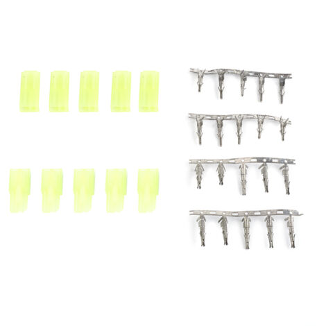 5 Paires Connecteurs Mini Tamiya Non Câblés pour Batteries RC NiMH