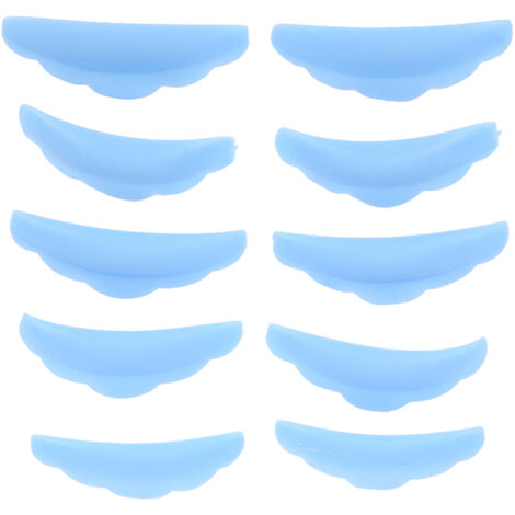 5 Paires de Coussinets de Perming pour Cils en Silicone, Outil Professionnel pour Recourber les Cils
