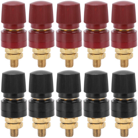 5 paires de douilles banane en cuivre pur M8, belle Transmission, bonne Performance, résistance à la Corrosion, pièces électroniques