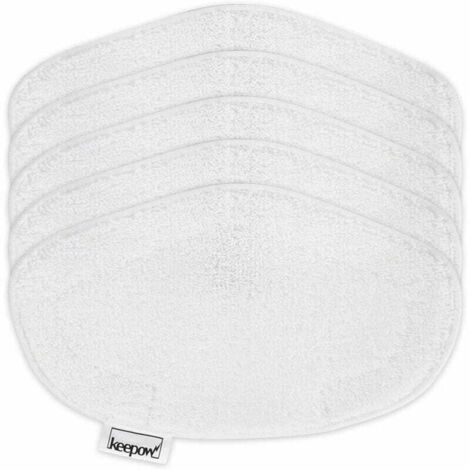 5 panni riutilizzabili per Vaporetto Vaporforce Brush SV440, PAEU0332, panni di ricambio lavabili per Polti Vaporetto Vaporforce Brush