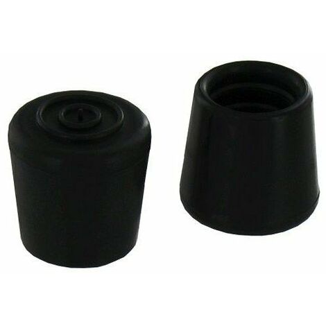 5 Patin Enveloppant Caoutchouc Noir ø10 4 Pce - Vynex