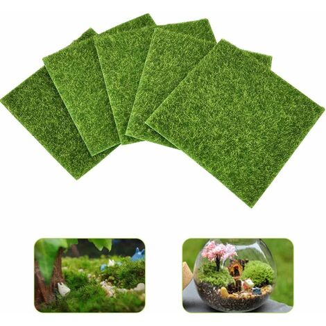 Tapis d'herbe verte synthétique 7 mm fausse pelouse en rôles à feuilles  persistantes Rotolo Altezza