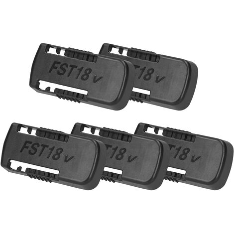 5 PCS Battery Mount Replacement for Makita 40V Lithium Battery Wall Clip Belt-Type Battery Organizer Holder for Lithium Batteries Wall Mount Display,model:Black 5 PCS & Type 1
