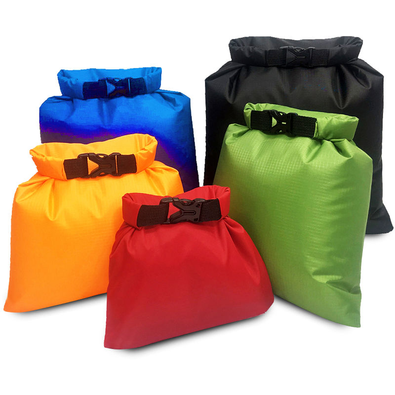 

5 PCS bolsa a prueba de agua Conjunto de almacenamiento de tapa deslizante en seco conjunto de bolsas para el patinaje camping Navegacion Vela Surf